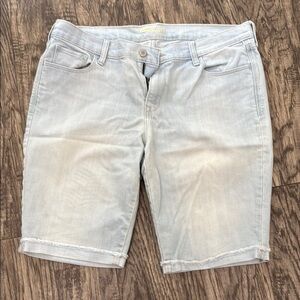 Old Navy Blue Jean Shorts Distressed Cut-Off Style